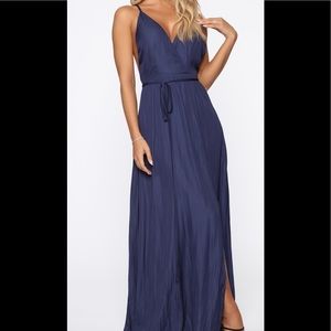 Long dress with slit